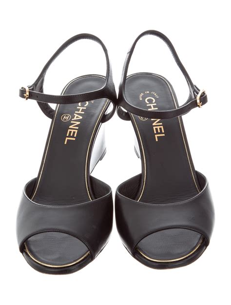 chanel wedges sandals|Chanel sandals official website.